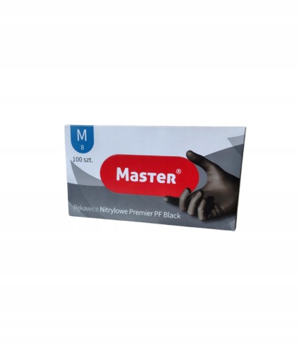 Rękawiczki jednorazowe Master r. M nitryl 100 szt.