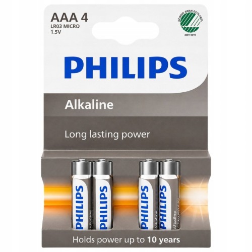 Bateria alkaliczna Philips AAA (R3) 4 szt.