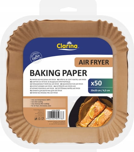 Papier-do-pieczenia-Clarina-20x20cm-50-sztuk-brazowy-Air-Frayer-piekarnik.jpg
