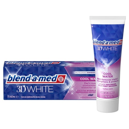 Pasta do mycia zębów Blend-a-med 3D White Cool Water, wybielająca 75 ml