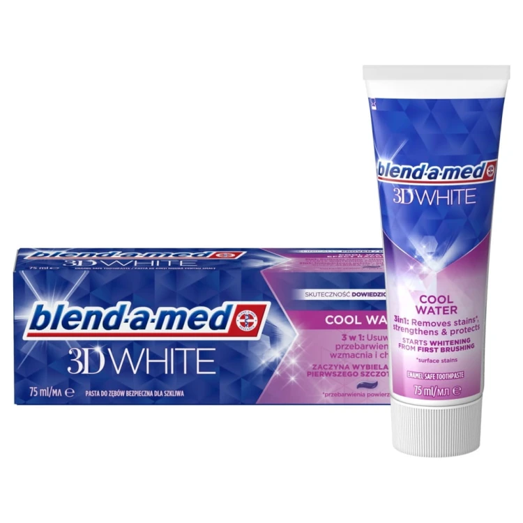 Pasta do mycia zębów Blend-a-med 3D White Cool Water, wybielająca 75 ml