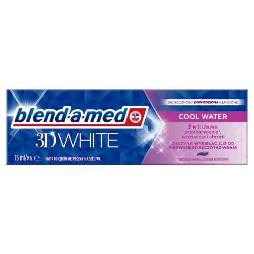 Pasta do mycia zębów Blend-a-med 3D White Cool Water, wybielająca 75 ml