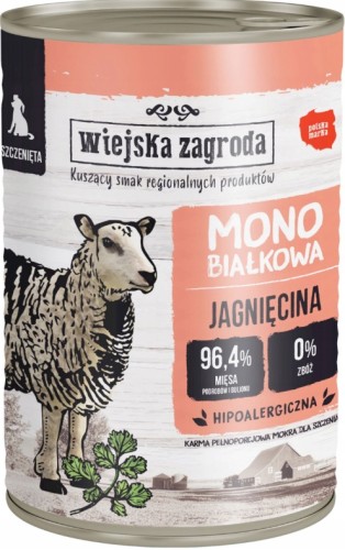 Wiejska Zagroda karma mokra Jagnięcina 0,4 kg