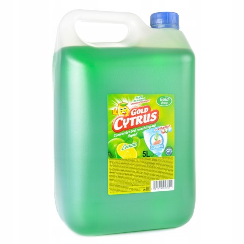 Płyn do mycia naczyń Gold Cytrus cytrynowy 5 l