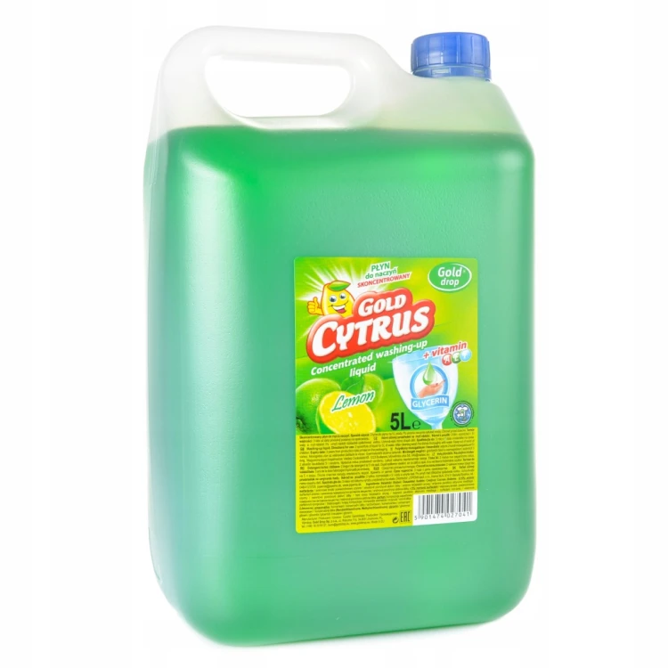 Płyn do mycia naczyń Gold Cytrus cytrynowy 5 l