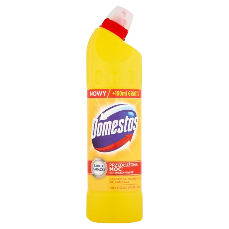 Domestos Przedłużona Moc Citrus Fresh płyn czyszcząco-dezynfekujący 750 ml