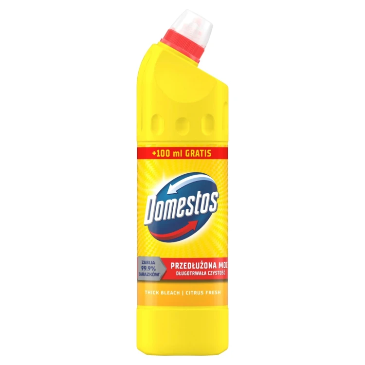 Domestos Przedłużona Moc Citrus Fresh płyn czyszcząco-dezynfekujący 750 ml