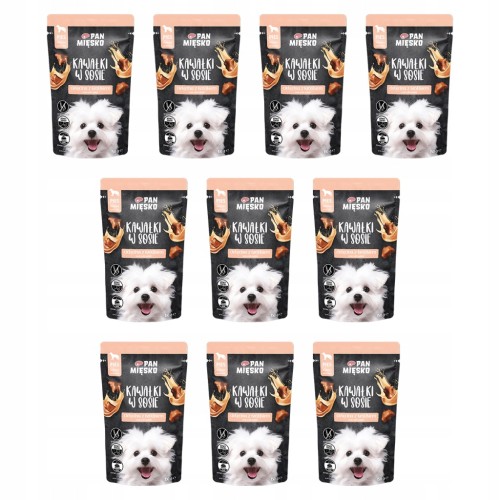 Karma mokra Pan Mięsko Kawałki w sosie Cielęcina z królikiem 150g x 10szt